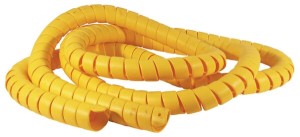 Osłona spiralna węża typ KBV żółta Safeplast, 34-44 mm KBV35G