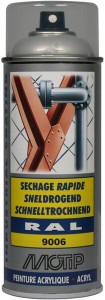 Lakier akrylowy w sprayu, RAL 9006 srebrny 400 ml 07224
