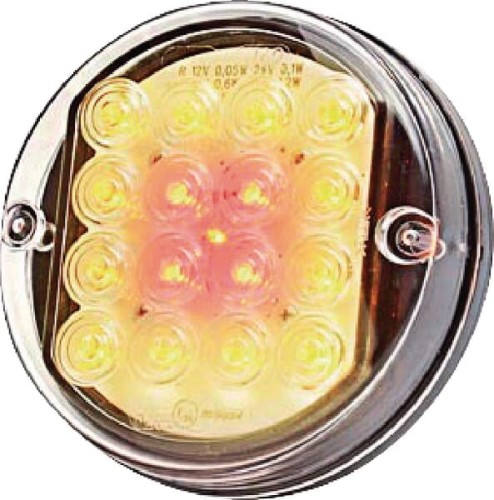 Lampa tylna zespolona LED, okrągła, Ø 115 mm 12/24V 5-pinowa Kramp LA40048 - Intertraktor