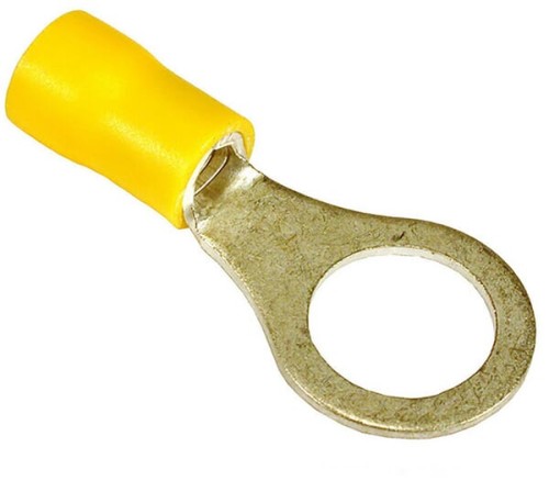 Końcówka przewodu oczkowa, żółta, 4-6 mm² Ø 10 mm 50 szt. Vapormatic VLC2427 - Intertraktor