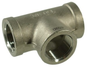 Trójnik st.nier. 3xGW 1/4" FG13014RVS