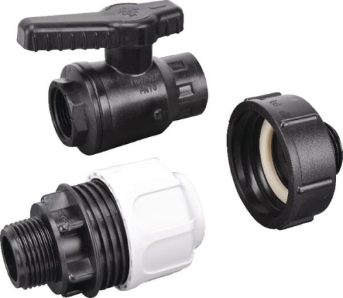 Zestaw przyłączeniowy do zbiornika IBC S60 - 25 mm 010156305Z4K000 - Intertraktor