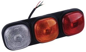 Lampa tylna zespolona, prostokątna 12/24V przykręcana Britax L1300LB