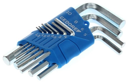 Zestaw kluczy imbusowych 1.3-10 mm 10 ele. SLH4210 - Intertraktor