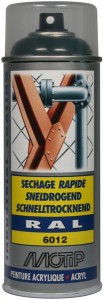 Lakier akrylowy w sprayu, RAL 6012 zielony 400 ml 07011