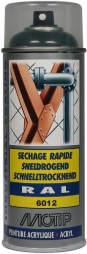 Lakier akrylowy w sprayu, RAL 6012 zielony 400 ml 07011 - Intertraktor