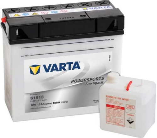 Akumulator 12V 19Ah 170A Powersports Freshpack VARTA 519013010I314PS - Intertraktor