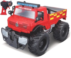 Samochód Mercedes Benz Unimog U5000 straż pożarna 2.4 GHz zdalnie sterowany MA82733R