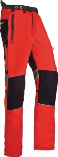 Spodnie dla pilarza roz. XL, czerwony/szary SIP 1SPV5894XL - Intertraktor