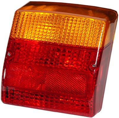 Klosz lampy, pomarańczowy/czerwony, kwadratowy tylny/lewy/prawy Hella 9EL990142001 - Intertraktor
