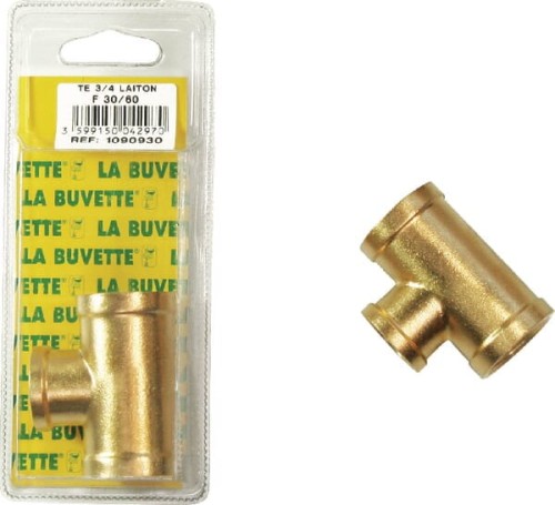 Trójnik F30/60, 3/4", mosiądz BU1090930 - Intertraktor