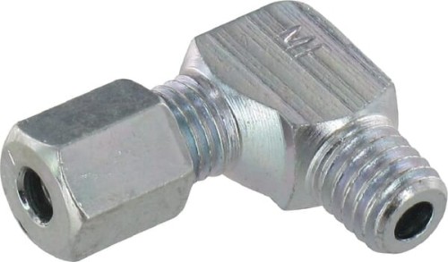 Złącze kolankowe skręcane 4LL M8x1.25 gwint stożkowy CLWEV4LLM125K - Intertraktor