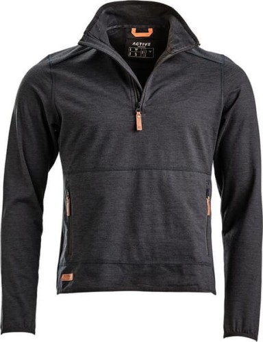 Bluza polarowa z zamkiem 1/2, męska, antracytowa, roz. 5XL KW5011001811068 - Intertraktor