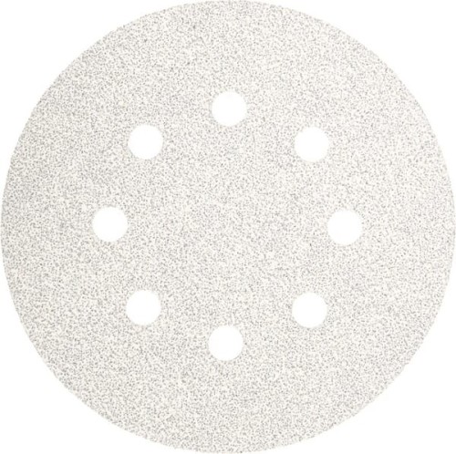 Krążek ścierny na rzep Ø125 mm K60 10 szt. biały 753132 - Intertraktor