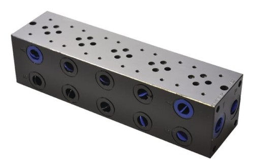 Płyta zaworu Cetop 03 - NG6, MR-35-GZ przyłącze dolne 3/8" MR35GZ - Intertraktor
