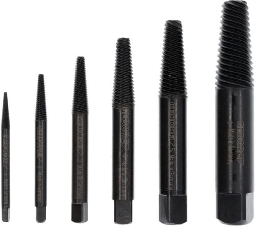 Zestawy wykrętaków do urwanych śrub Gedore, M3-M24 6 ele. HG855166 - Intertraktor