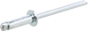 Nit zrywalny stal/stal z łbem płaskim, 4 x 12 mm BN412SS