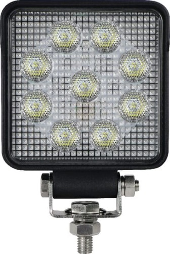 Lampa robocza LED, kwadratowa, 15W 1710 lm 10/30V światło rozproszone 9 LED gopart LA15032 - Intertraktor