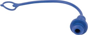 Zatyczka przeciwpyłowa PCW niebieska do szybkozłącz gniazd ANV 3/8" TMA38B