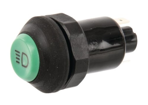 Przełącznik przyciskowy, lamp przednich, okrągły, żółty 11110810PN - Intertraktor