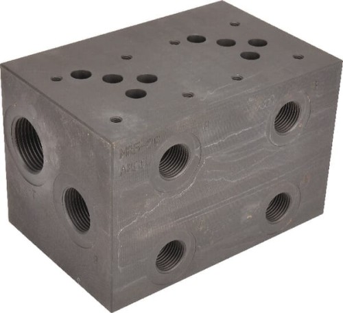 Płyta zaworu Cetop 05 - NG10, MR-52-GZ przyłącze dolne 1/2" Kramp MR52GZ - Intertraktor