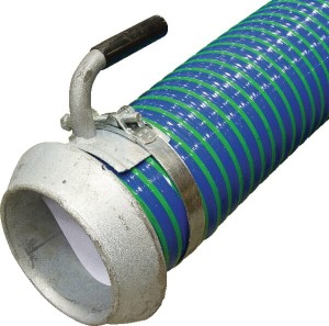 Wąż przewód  do beczki beczkowozu wozu asenizacyjnego niebieski/zielony 6" 6 m 6000506KIT