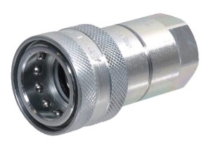Szybkozłącze z zaworem kulowym NS gniazdo 1/4", gwint wew. 1/4" BSP NS14GASF