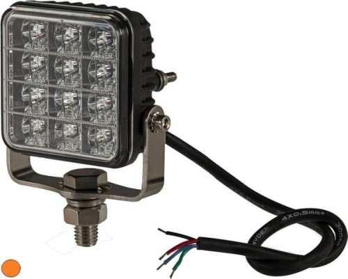 Lampa ostrzegawcza LED, 10-30V, bursztynowa, 12 LED, Kramp LA20066 - Intertraktor