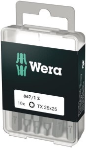 Bity Wera 1/4" TX, 25x25 10 szt. SC8671ZTX25DIY