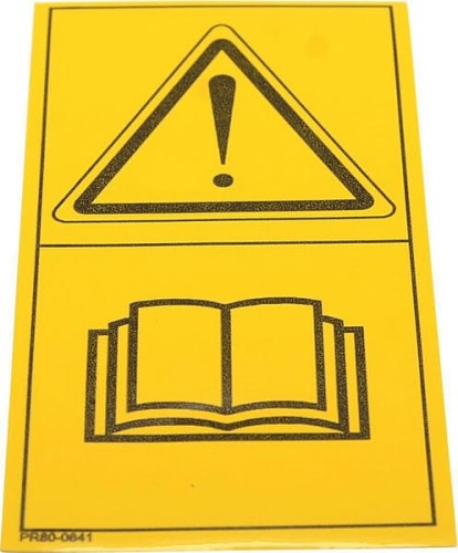 Naklejka - Przeczytaj instrukcję obsługi 81PR800841 - Intertraktor