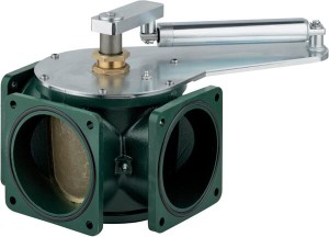 Zawór 3-drożny 8" + siłownik hydrauliczny 8002002