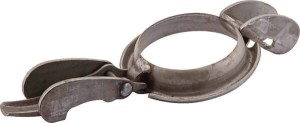Zamknięcie dźwigni oczkowe Bauer, 89 mm czarne 1040184