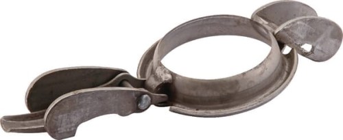 Zamknięcie dźwigni oczkowe Bauer, 89 mm czarne 1040184 - Intertraktor