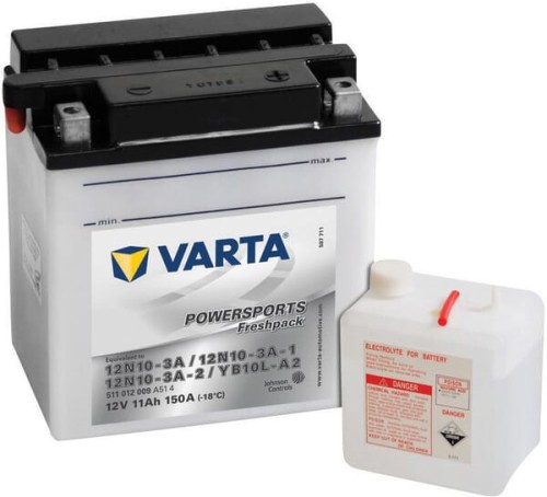 Akumulator 12V 11Ah 150A Powersports Freshpack VARTA 511012015I314PS - Intertraktor