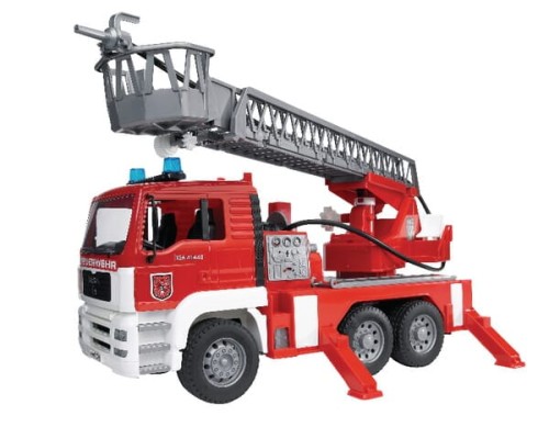 Wóz strażacki MAN z drabiną i sygnałem U02771 - Intertraktor