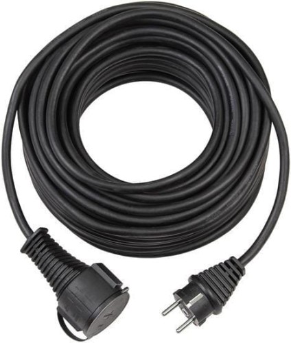 Przedłużacz czarny 3x1.5 mm² 25 m EM1161470 - Intertraktor