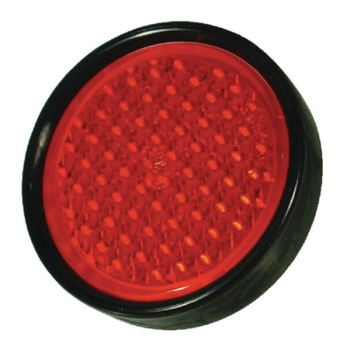 Odblask okragły, czerwony 300002000 - Intertraktor