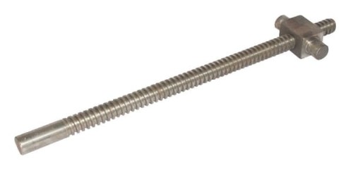 Wrzeciono trapezowe z nakrętką 30x8x450 mm stalowe Kramp TS30450 - Intertraktor