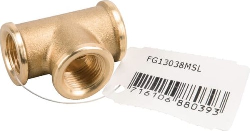 Mosiężne Trójnik  3xGW 3/8" FG13038MSL - Intertraktor