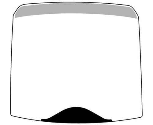 Szyba przednia, górna D100958 - Intertraktor