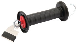 Uchwyt bramowy czarny z zapinką Litzclip do taśmy, 40 mm AKO 4494140