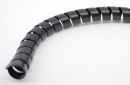 Osłona spiralna węża typ KBV czarna Safeplast, 34-44 mm KBV35Z - Intertraktor