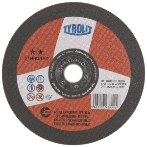 Tarcza do cięcia stal / inox Standard Tyrolit, płaska 150 x 2.5 mm 367575
