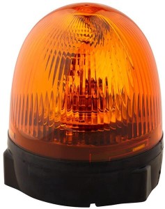 Lampa błyskowa halogenowa, obrotowa, 24V, pomarańczowa, na uchwyt, 158 mm, Rota Compact Hella 2RL009506211
