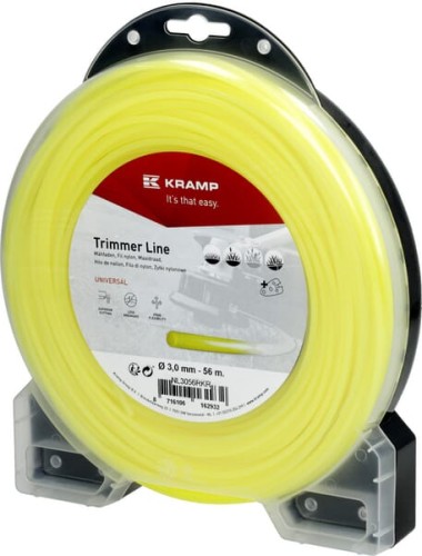 Żyłka tnąca Ø 3 mm 56 m okrągła żółta Kramp NL3056RKR - Intertraktor