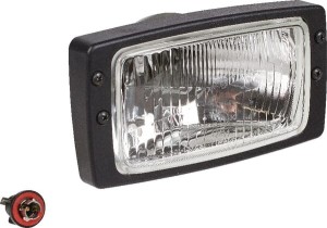 Reflektor halogenowy, prostokątny, 12/24V przezroczysty przykręcany Hella 1AB006213027