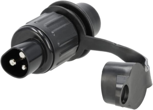 Wtyczka 3-biegunowa z tworzywa sztucznego, 12/24V zaciski płaskie (op. 10 szt.) TR00013KRPACK - Intertraktor
