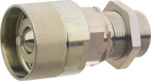Szybkozłącze skręcane 1" gwint grodziowy M36x2 25S - wtyczka SKSM25T36
