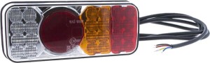 Lampa tylna zespolona LED, prawa, prostokątna, 12/24V Kramp LA40031