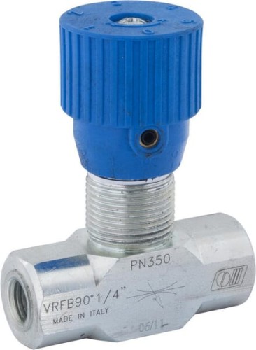 Zawór dławiący VRFB90°, G1/4" C056V0584 - Intertraktor